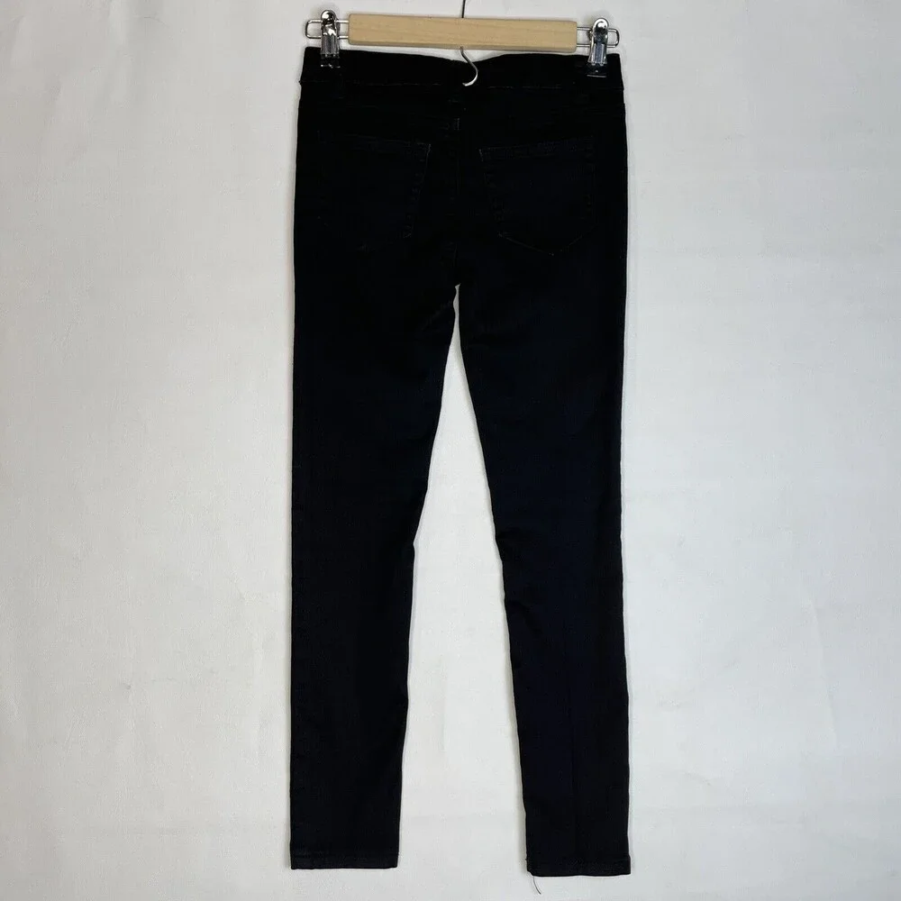 Girls Black Skinny Design Lab Chino Pants Size 8